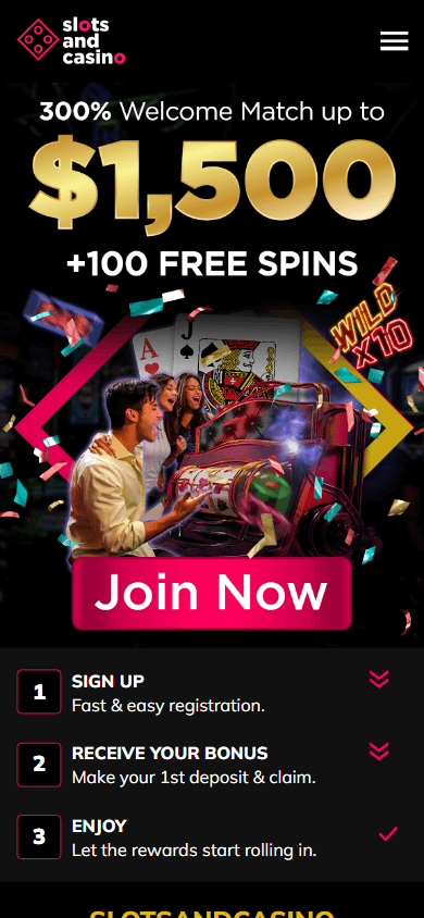 SlotsandCasino Mobile screenshot